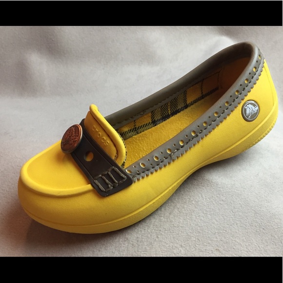 yellow crocs for girls